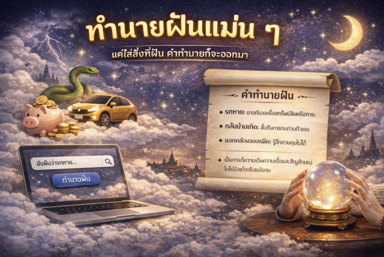 ทำนายฝันแม่นๆๆ