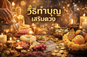 วิธีทำบุญเสริมดวง